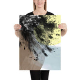 Abstract Splash Mid Century Modern Art illustration Matte Poster, Poster, $ 45.50, A Moment Of Now™